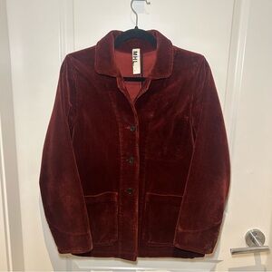 MHL Margaret Howell Heavy Corduroy Work Chore Jacket Shirt Burnt Sienna Size 1
